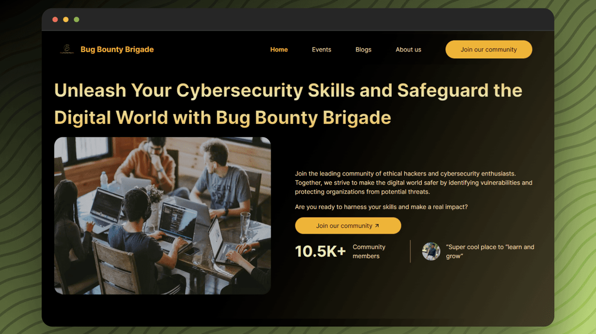 Bug Bounty Brigade 🛡️