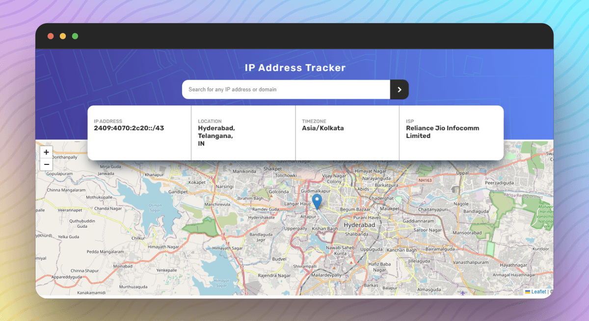 IP Address Tracker